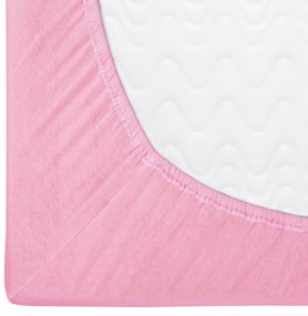 DETSKÉ JERSEY PRESTIERADLO 005 70X140 CM RUŽOVÉ