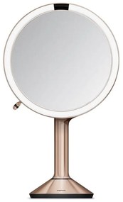 Kozmetické zrkadlo s osvetlením/zväčšovacie (5x) ø 20 cm Sensor Trio – simplehuman
