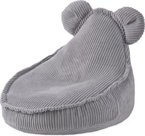 Kreslo medvedík menčester šedá