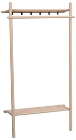 Predsieňová zostava z dubového dreva v prírodnej farbe Milford - Rowico