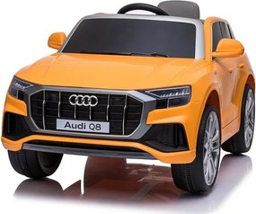 LEAN CARS Audi Q8 batéria auto JJ2066 žltá lakovaná
