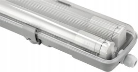 BERGE Hermetické svietidlo 60cm + 2x LED trubica studená biela