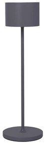 Tmavosivá prenosná LED lampa Blomus Farol