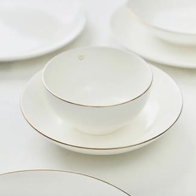 Miska AURO so zlatým okrajom 992029