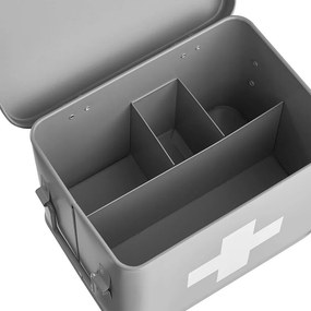 MEDIC Box na lieky - sivá