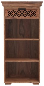 Knižnica Mira 60x120x45 indický masív palisander Super natural
