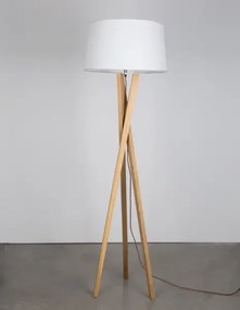 Drevená stojaca lampa Salino A 50 Drevo