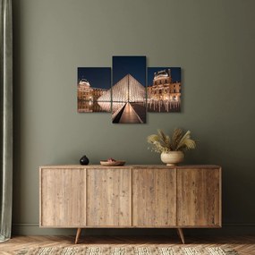Obraz - Louvre v noci (90x60 cm)