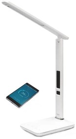 Immax 08966L- LED Stmievateľná lampa s bezdr. nabíjaním KINGFISHER 8,5W/230V biela