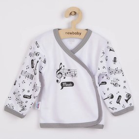 Dojčenská bavlnená košieľka New Baby Music, vel. 68 (4-6m)