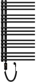 Mexen Neptun, elektrické vykurovacie teleso 900 x 500 mm, 600 W, čierna, W101-0900-500-2600-70