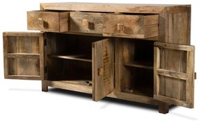 furniture-nabytek.cz - Komoda 160 z masívneho dreva mango 160x90x45