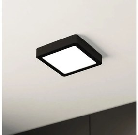 Eglo 900643 - LED kúpeľňové stropné svietidlo FUEVA LED/11W/230V IP44 čierne 900643