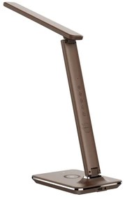 Brilagi-LED Stmievateľná lampa s bezdrôtovým nabíjaním REGINA LED/8,5W/230V hnedá