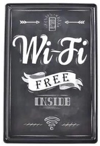 Ceduľa 3D - Wi-Fi Free