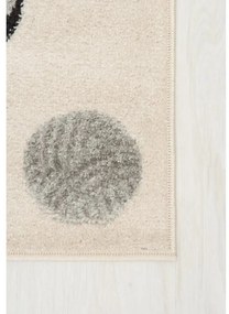 Detský kusový koberec Mačiatka krémový 160x220cm