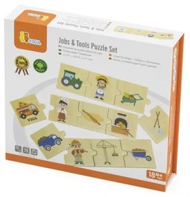 Sada puzzle Viga 44749 povolania a nástroje