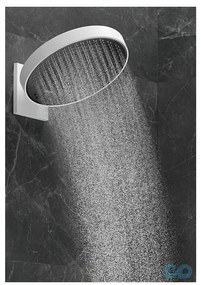 Hansgrohe Rainfinity, hlavová sprcha 360 1jet s pripojením na stenu, kartáčovaný čierny chróm, HAN-26230340
