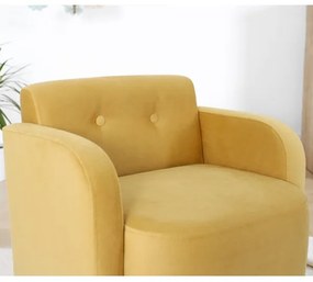 Detské kreslo DORY žlté