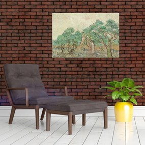 Obraz - Vincent van Gogh, The Olive Orchard, reprodukcia (90x60 cm)