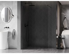 Mexen, Mexen Kioto-X sprchová stena 50 x 200 cm, priehľadná 10 mm, pištoľovo sivá kartáčovaná - 800-050-101-66-00-X