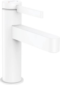 Hansgrohe Finoris, umývadlová batéria 100, s výpustom Push-Open, EcoSmart, biela matná, 76010700