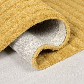 Kusový koberec Solace Zen Garden Ochre, 160x230, žltá, obývacia izba, Flair Rugs