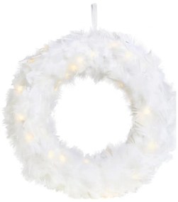 Markslöjd 705290 - LED Vianočný veniec FEATHER LED/1,2W/3xAA pr. 35 cm