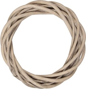 Přírodní šedý ratanový věnec Ratan XXS - Ø 10*2 cm
