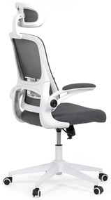 Autronic BONTEC Kancelárska stolička, hojdací mechanizmus, šedá sieťovina, KA-Q843 GREY Farba: Šedá