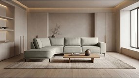 Svetlosivá rohová pohovka (ľavý roh) Copenhagen – Scandic