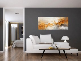 Obraz - Zlatá textúra (120x50 cm)