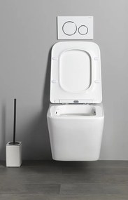 Sapho Sapho, PORTO závesná WC misa, Rimless, 36x52 cm, biela