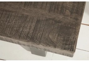 Konferenčný stôl 38661 100x60cm Drevo Mango šedý  - Komfort-nábytok
