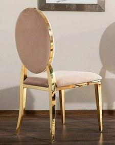 Stolička King Velvet béžová