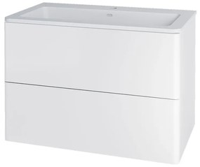 Mereo Mereo, Siena, kúpeľňová skrinka s umývadlom z liateho mramoru 81 cm, MER-CN411M