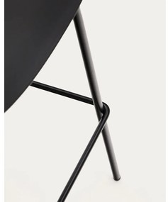 Čierna barová stolička (výška sedadla 74 cm) Altea – Kave Home