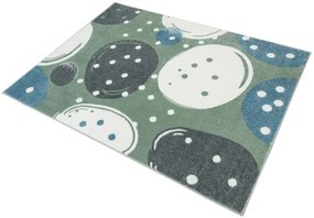 Koberec LIMA M040A zelený / krémový