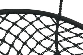 Závesné kreslo TOGO s vankúšmi, čierne