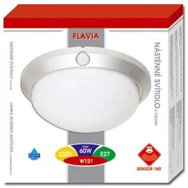 Vonkajšie svietidlo s čidlom Ecolite FLAVIA W121-BI
