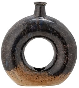 Čierna kameninová váza Bloomingville Baldvin