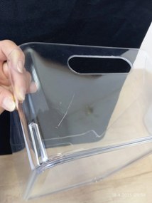 2. akosť - Organizér transparentný, so zníženou prednou hranou QUTTIN - 32 x 21 x 12,5 cm (7 l)
