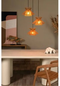 Lucide 10420/03/72 - Luster na lanku TASMAN 3xE27/60W/230V béžová