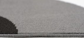 TA Koberec T966A TMAVO SIVÁ LACNÁ PP CRM Rozmer: 80x150 cm