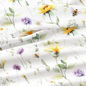 Goldea okrúhly teflónový obrus - lúčny svet Ø 140 cm