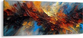 Obraz - Farebná textúra (120x50 cm)