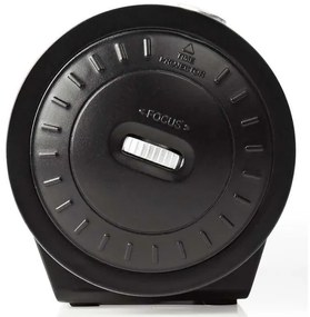 Nedis CLAR005BK - Rádiobudík s LED displejom a projektorom 230V