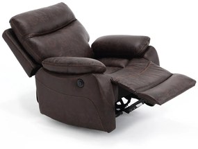 Relax kreslo MULLEN BROWN s elektrickým polohovaním