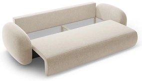 Béžová ženilková rozkladacia/s úložným priestorom pohovka 262 cm Tonale – Cosmopolitan Design