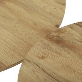 Autronic BONTEC Konferenčný stolík 70x70cm, mdf, dub artisan, CT-F4150 ART Farba: Hnedá